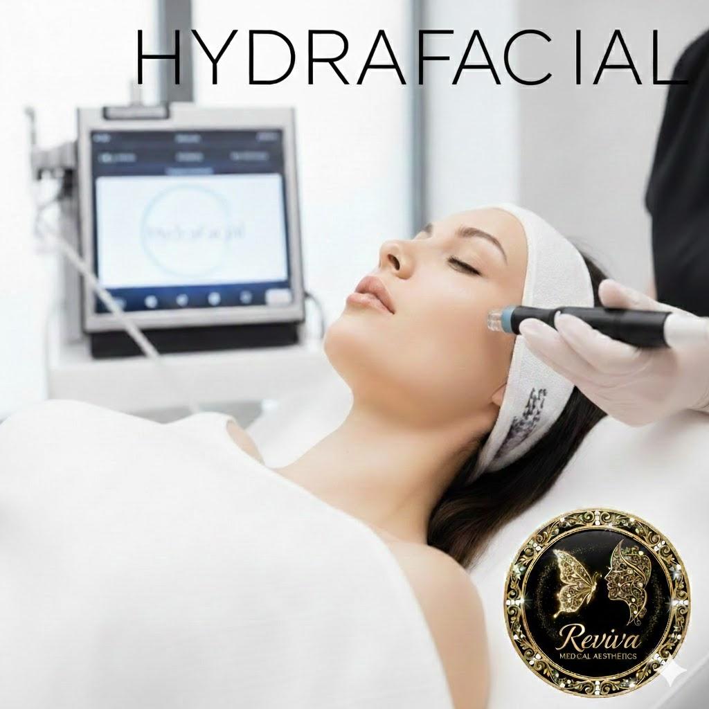 HydraFacial treatment being performed